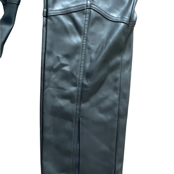 Nordstrom Black Faux Leather Pants - Picture 6 of 11
